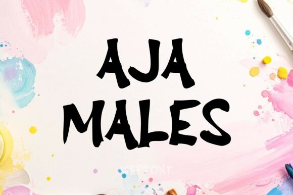 Aja Males Font Review