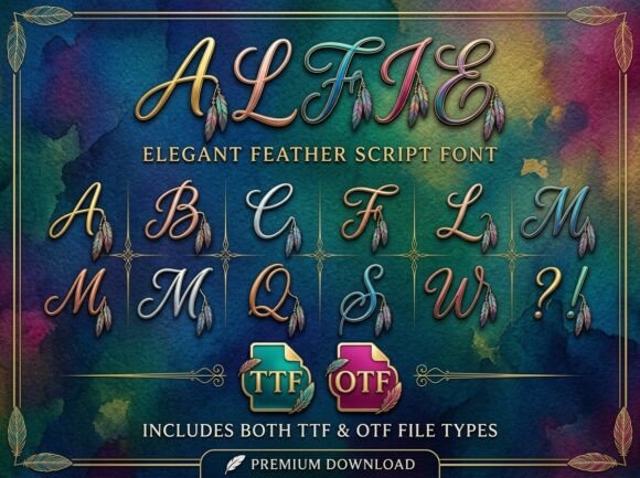 Alfie Font: Elegant Display Type
