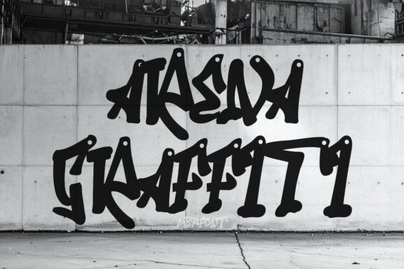 Arena Graffiti Font for Creative Makers