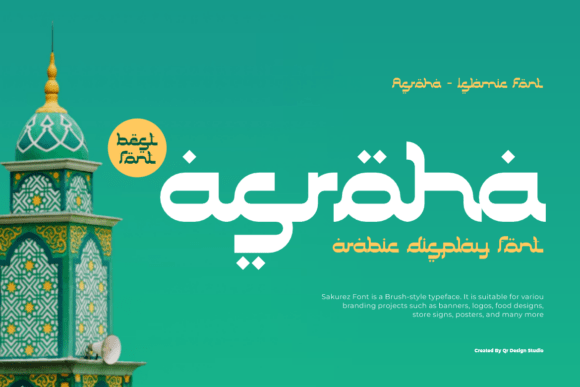 Asroha Font for Creative Makers
