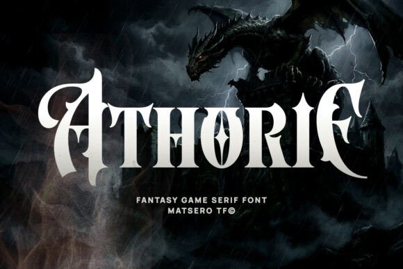 Athorie Font for Creative Design