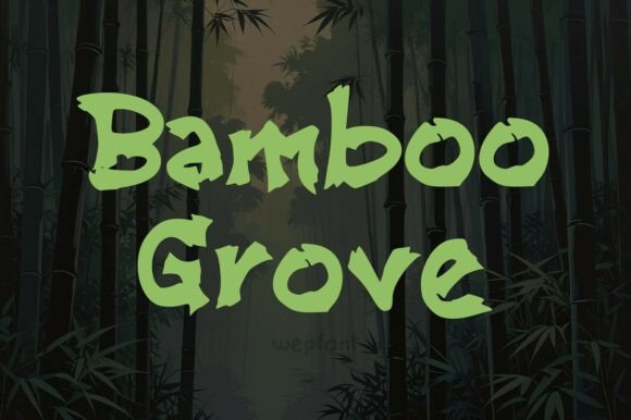 Bamboo Grove Font for Web Design