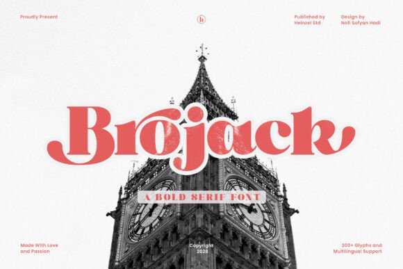 Brojack Font for Creative Makers
