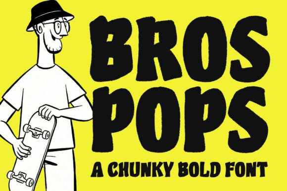 Bros Pops Font for Bold Branding