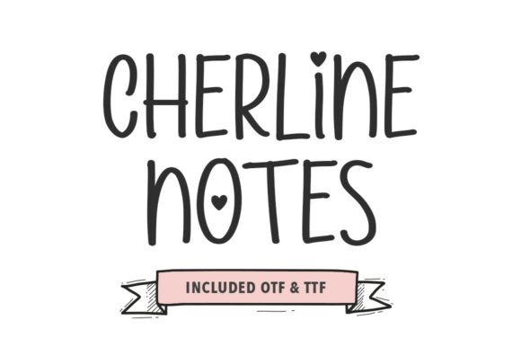 Cherline Notes Font