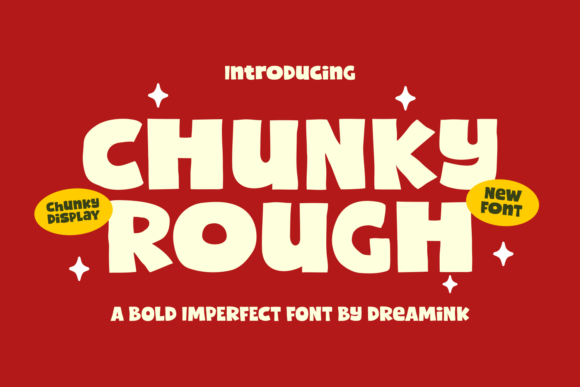 Chunky Rough: A Bold Font for Creative Projects
