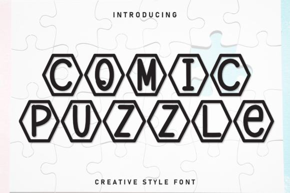 Comic Puzzle Font for Bold Branding