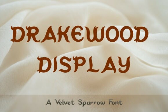 Drakewood Display Font