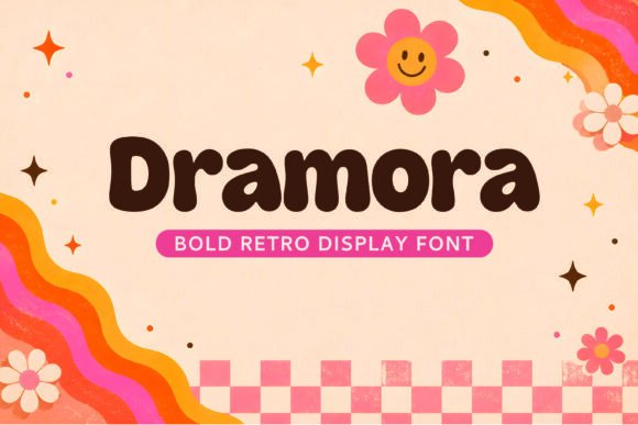 Dramora: A Bold Display Font for Branding