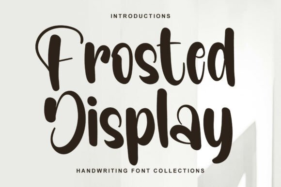 Frosted Display Font Review