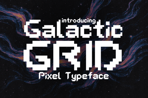 Galactic Grid Font for Bold Branding