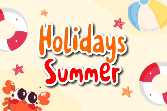 Holidays Summer Font for Bold Campaigns