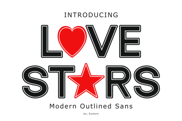 Love Stars Font for Creative Projects