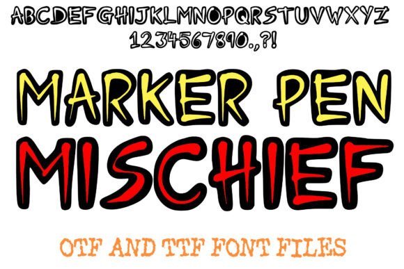 Marker Pen Mischief Font Review