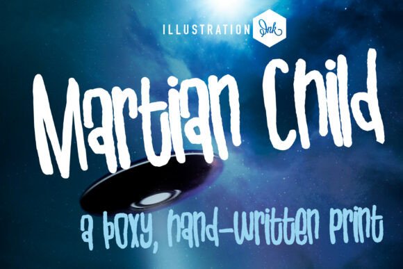 Martian Child Font for Creative Brands