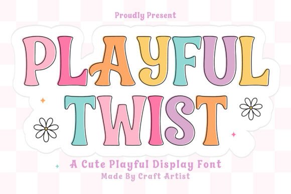 Playful Twist Font for Creative Projects