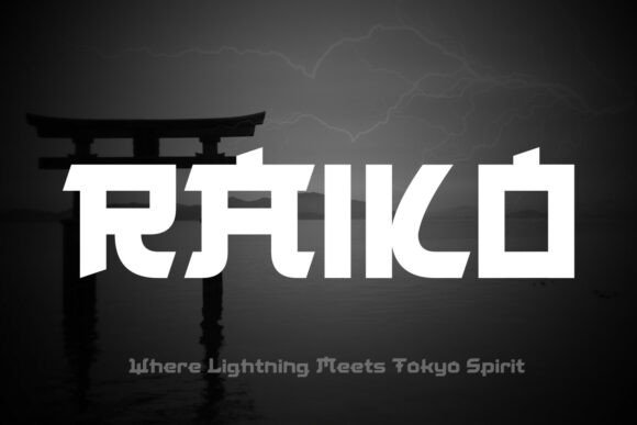 Raiko: A Bold Display Font for Editorial Design
