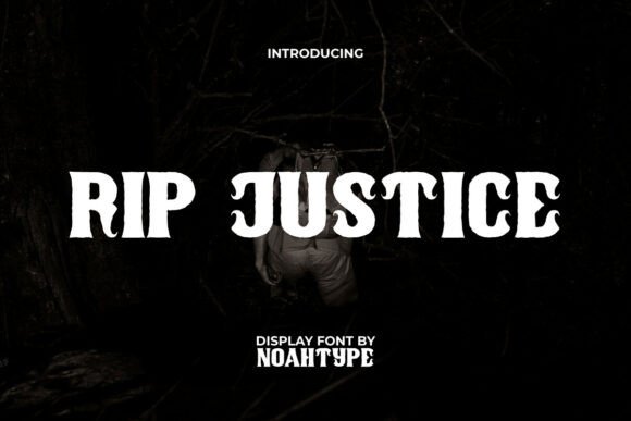 Rip Justice Font for Editorial Design