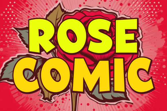 Rose Comic Font for Creative Projects