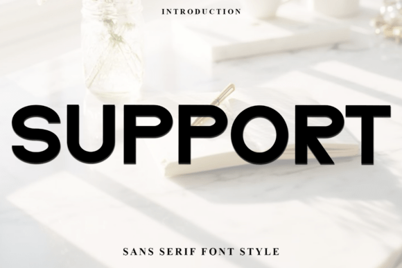 Support Font for Holiday Branding