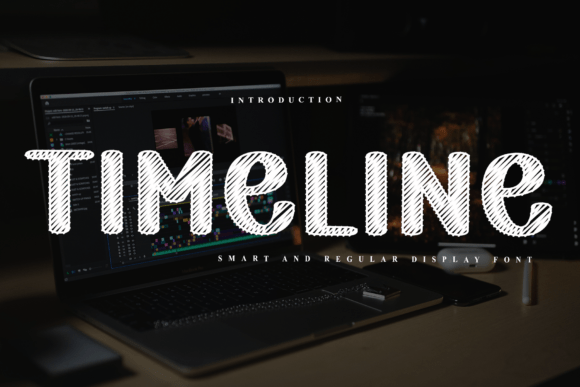 Timeline Font for Creative Projects
