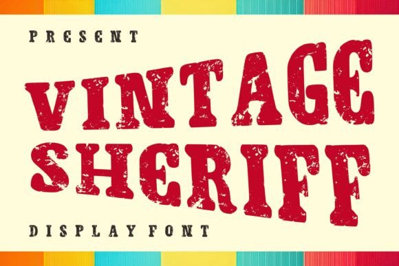 Vintage Sheriff Font