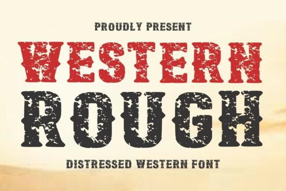 Western Rough Font for Bold Branding